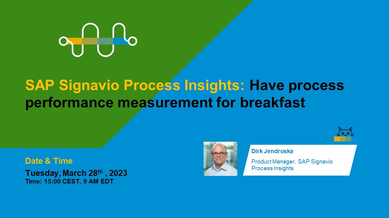 SAP Signavio Process Insights: измерение эффективности процесса на завтрак