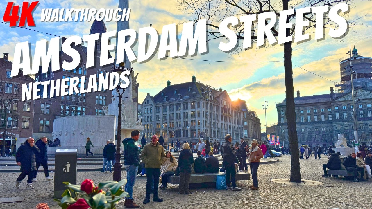 Amsterdam City Centre Full Walkthrough | Touring the Streets