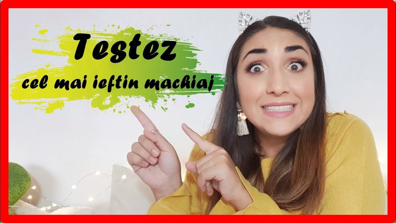 Testez cel mai Ieftin machiaj😱