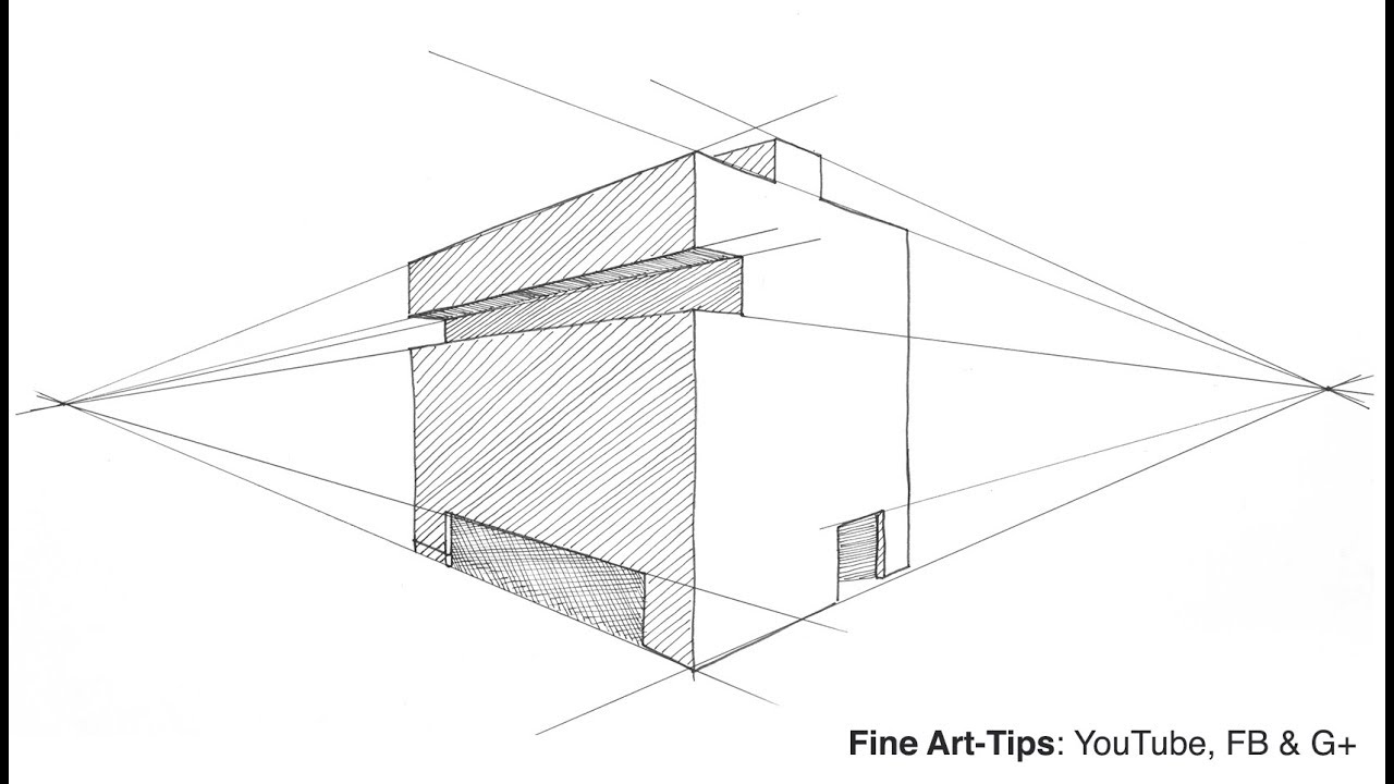 2-Point Perspective for Artists - Very Simple and Easy
