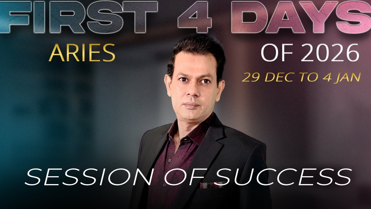 Aries Weekly Horoscope & Astrology Predictions (29 Dec - 4 Jan, 2026) | Haris Azmi | Astrogems