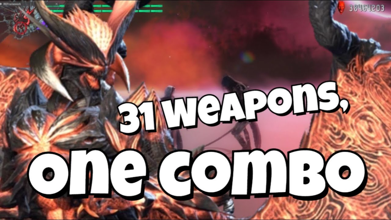 Using Every Weapon From Every DMC in One Combo (Modded Devil May Cry 5)