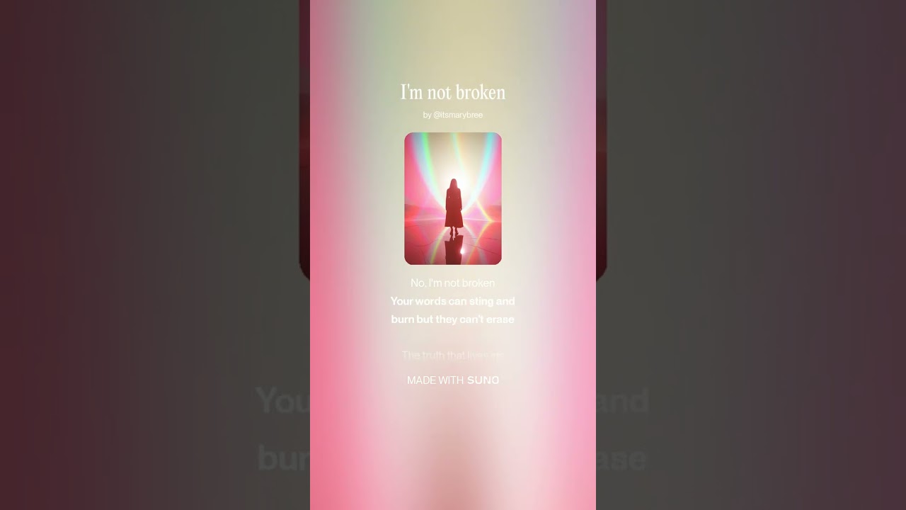 I'm not broken