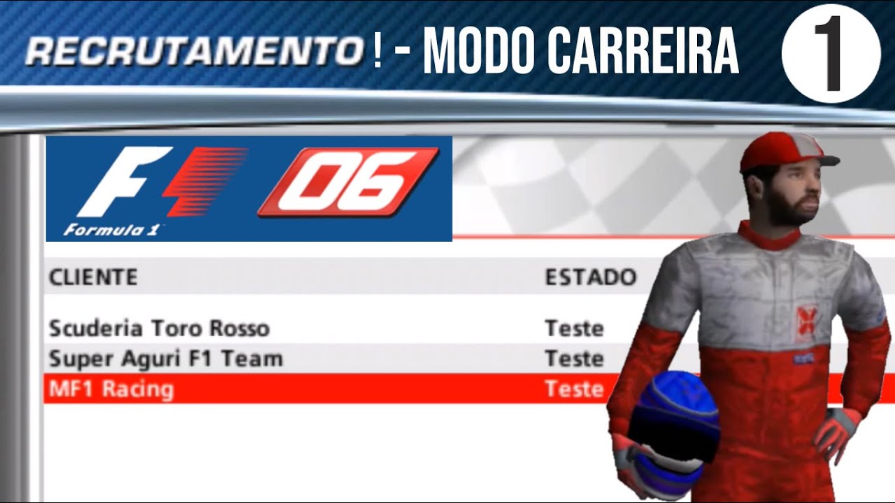 F1 2006 PS2/PSP Modo Carreira #1: EM BUSCA DE UMA VAGA!