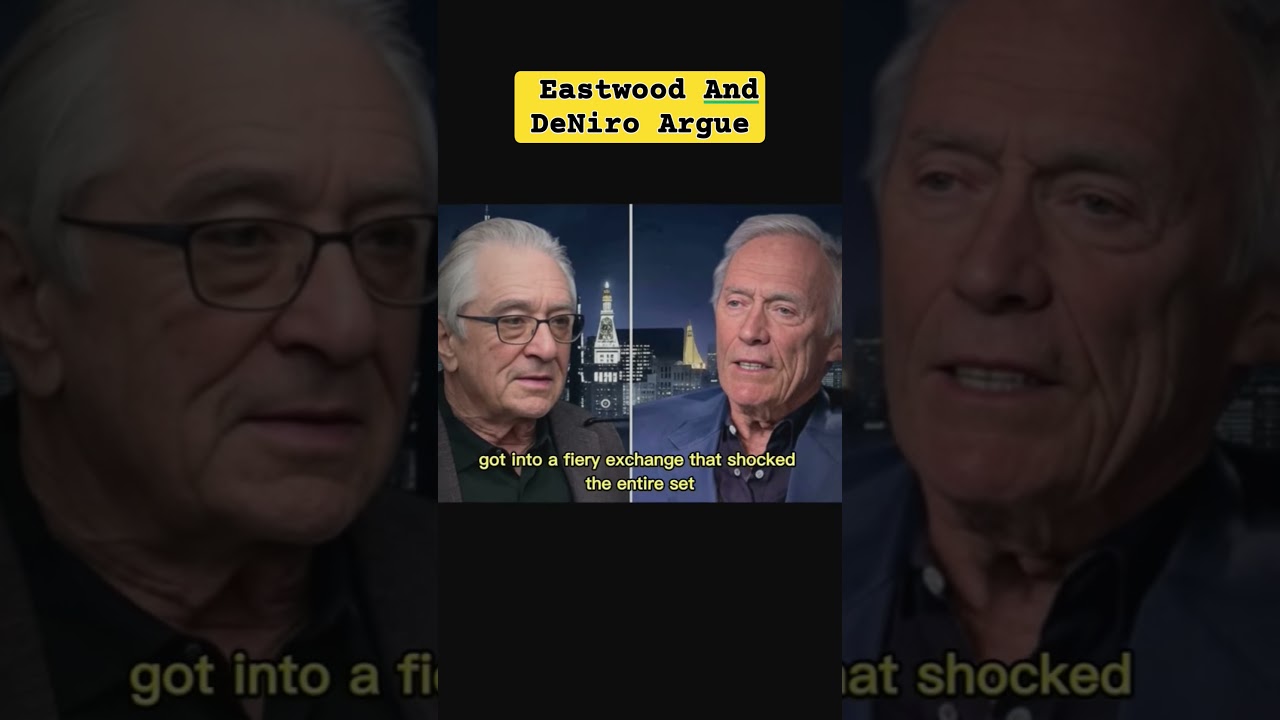 Clint Eastwood And Robert  DeNiro Have Heated Deate On The View #Eastwood #deniro