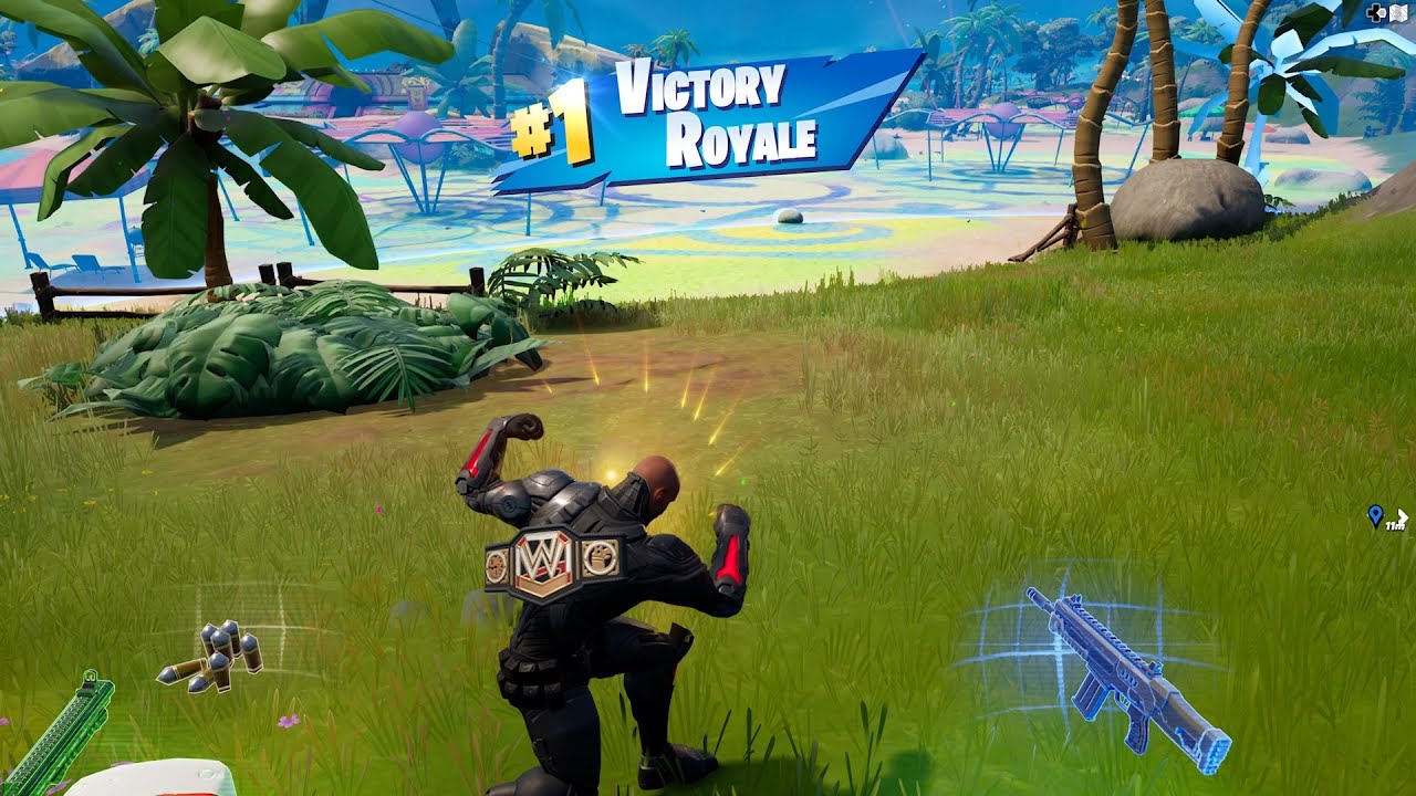 THE FOUNDATION SKIN+WWE CHAMPIONSHIP TITLE BACK BLING Solo Gameplay #EpicPartner