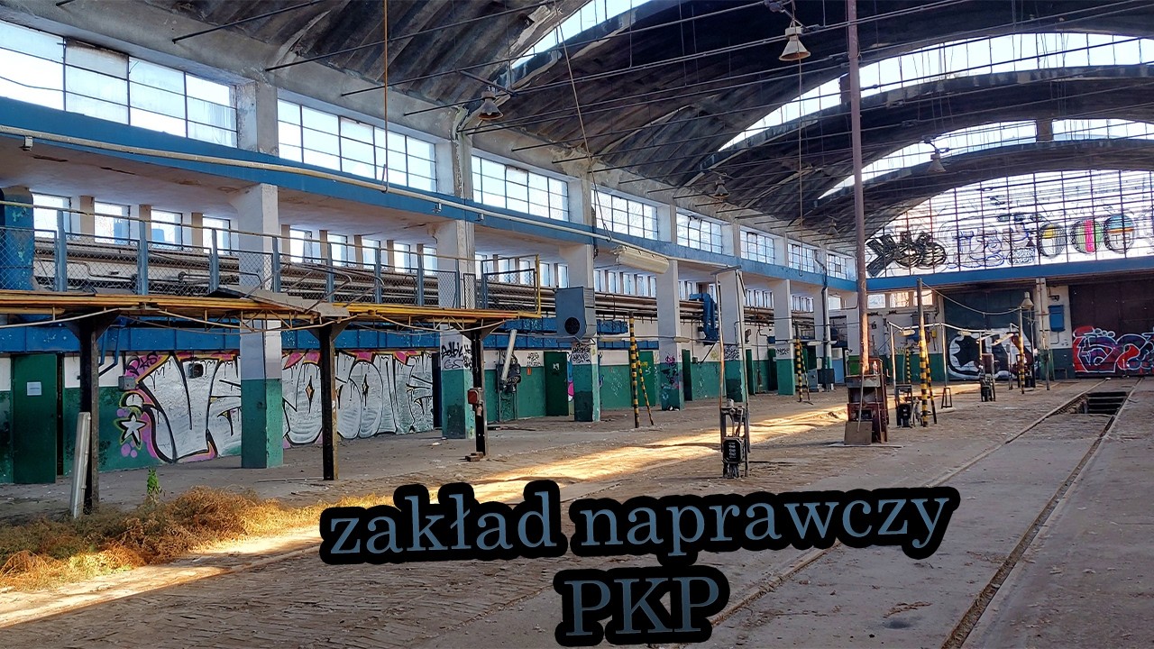 Schron pod opuszczonym zakładem PKP