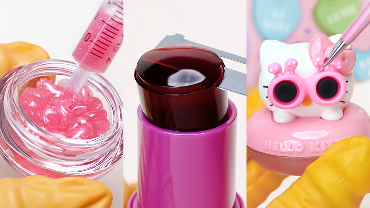 Satisfying Makeup Repair ASMR💄Step-By-Step Guide To Recycling & Decorating Old Makeup #04