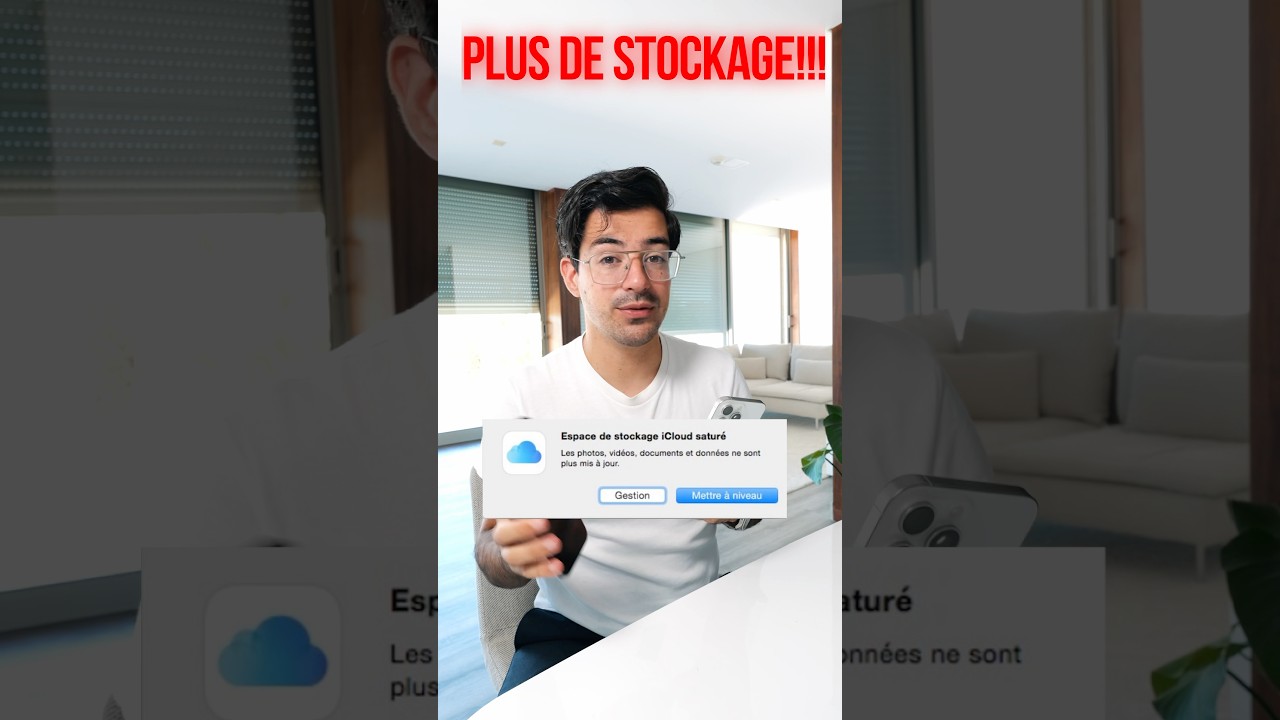 Stockage iCloud satur&eacute;?