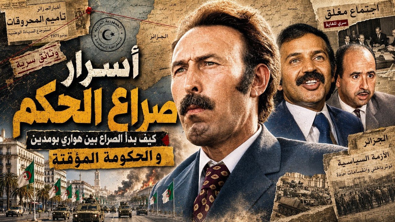 كيف بدأ الصراع  بين هواري بومدين و الحكومة المؤقتة و معها الباءات الثلاثة
