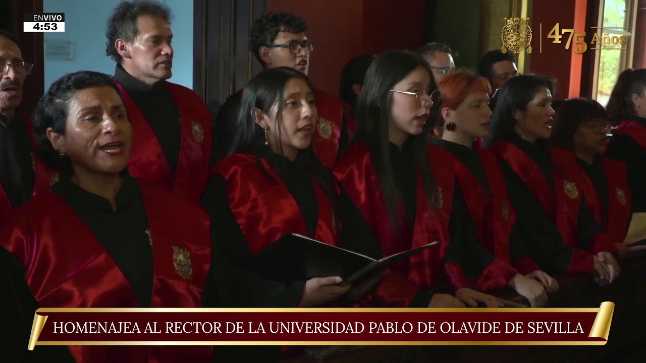 🔴#ENVIVO | Ceremonia de Distinción: Doctor Honoris Causa al Dr. Francisco Oliva Blázquez