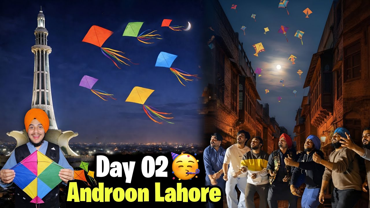 Androon Celebrate Basant Day 2😍| Yaara Nal kita Enjoy & Dance 🕺 #androonlahore #basnat2026