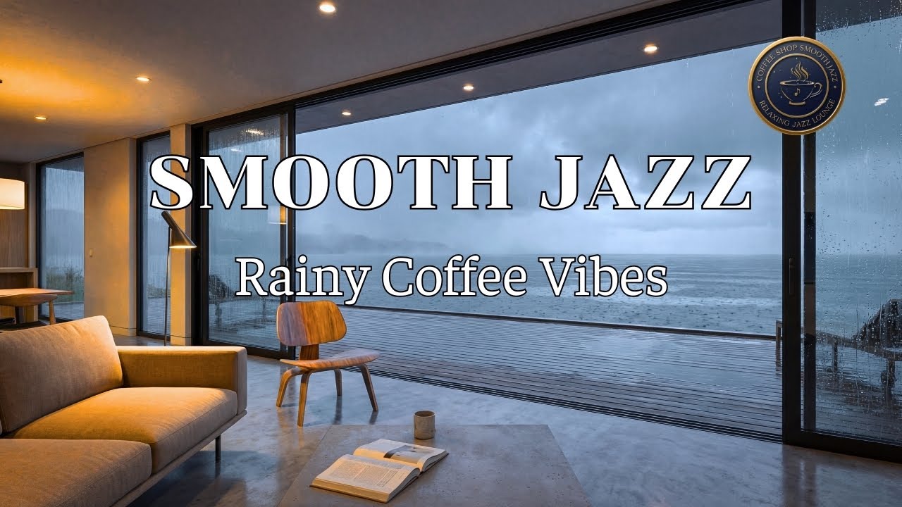 Coffee Shop Smooth Jazz – Rainy Day Coffee Lounge (Vol.032)