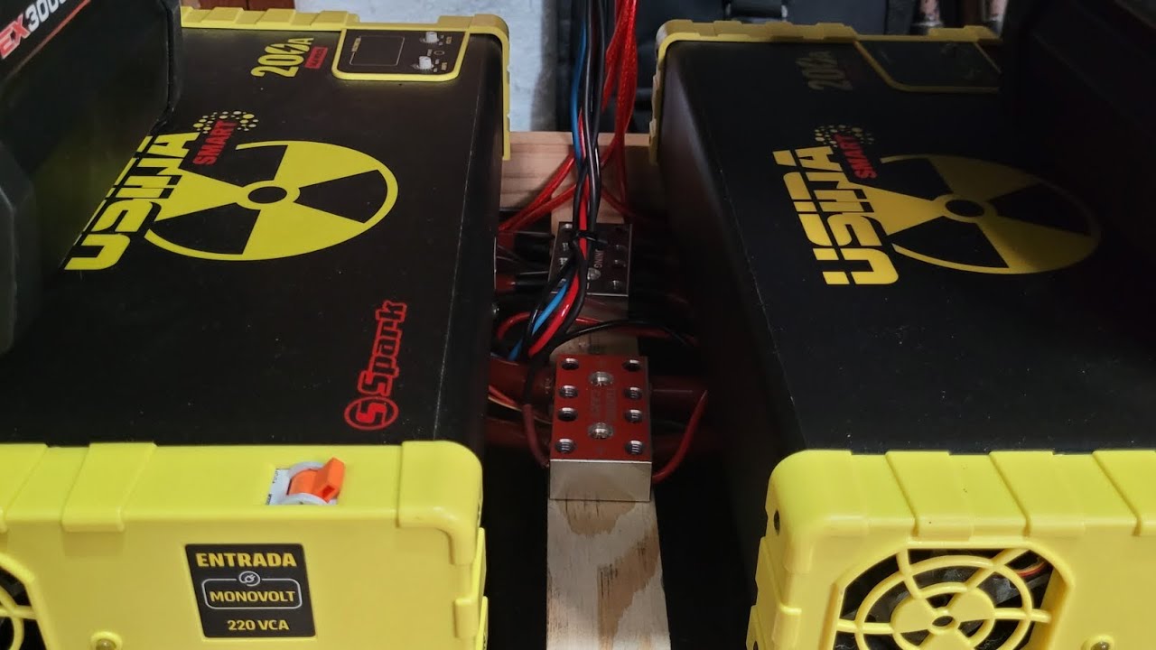 Som automotivo usando para shows  - Deu Bo usando somente a fonte usina smart de 200a sem bateria?