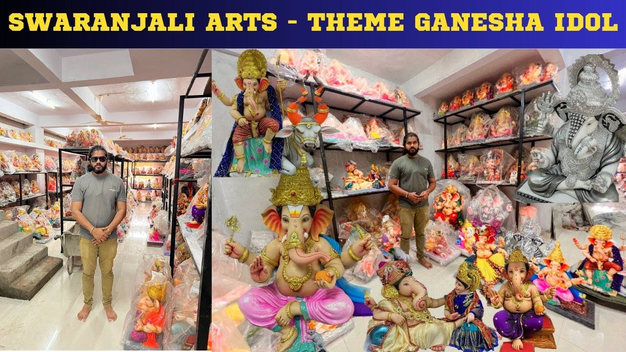 THEME BASED & HOME GANPATI IDOLS - SWARANJALI ARTS PUNE