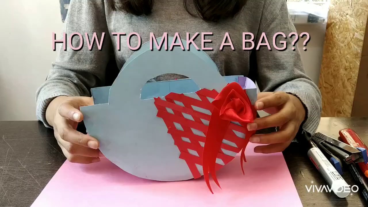 Make a 👜BAG with paper for NIFT SITUATION TEST 2021 & NID STUDIO TEST 2021
