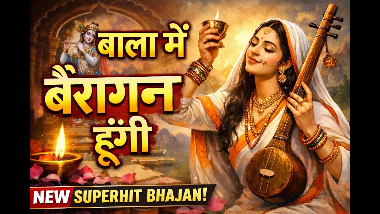 बाला मैं बैरागन हूंगी 🙏 | मीरा बाई का हृदय स्पर्शी भजन | Krishna Bhakti Song