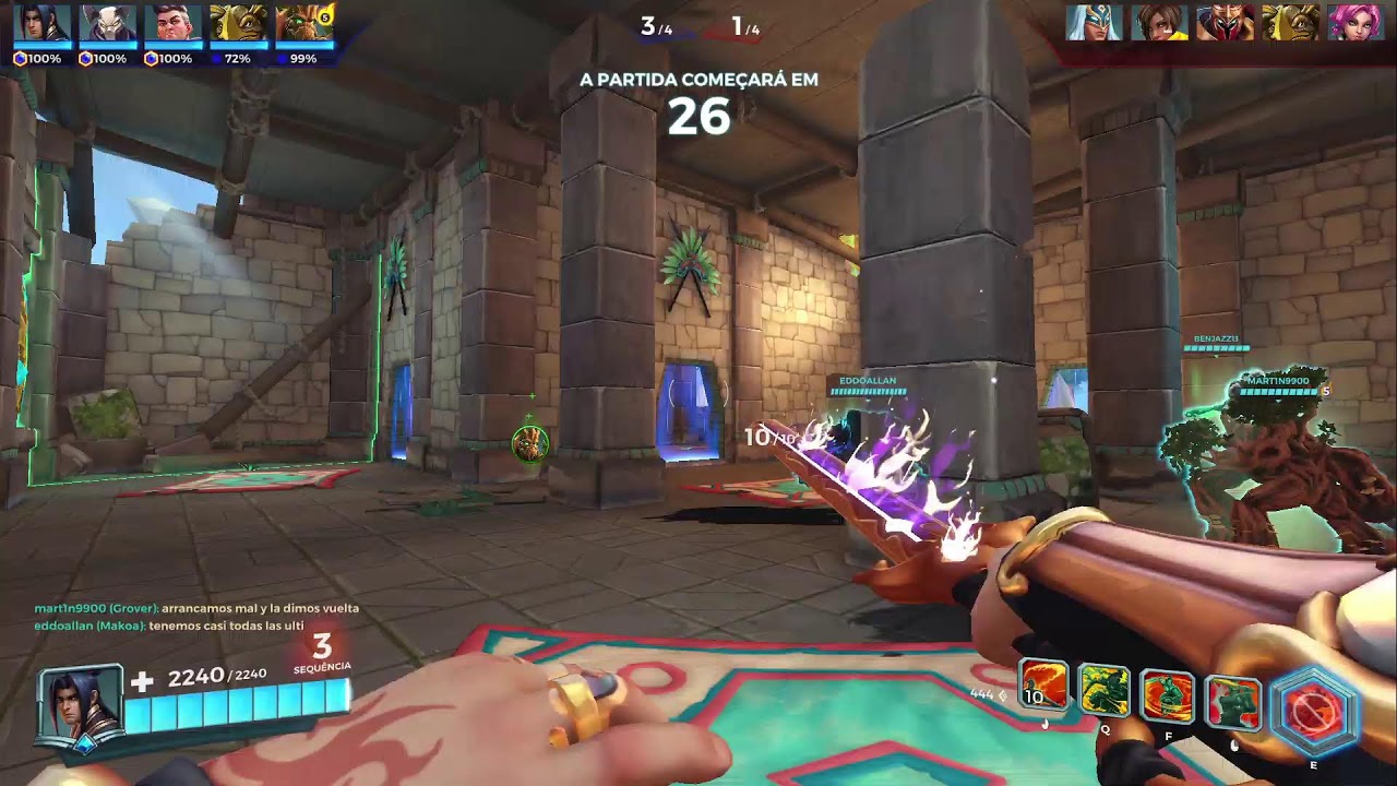GAMEPLAY PALADINS APENAS GAMEPLAY, AO VIVO!