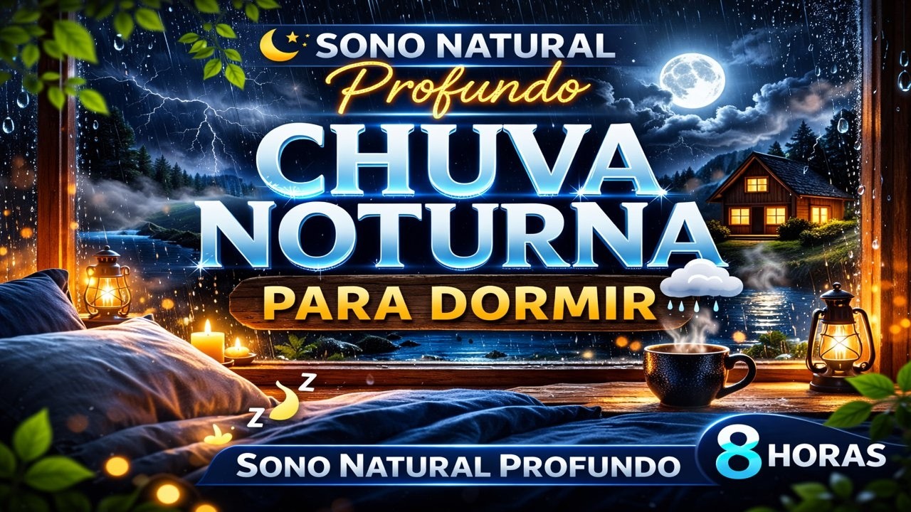 Sons da Natureza para Dormir Rápido 😴 | Sono Natural Profundo | 8 Horas