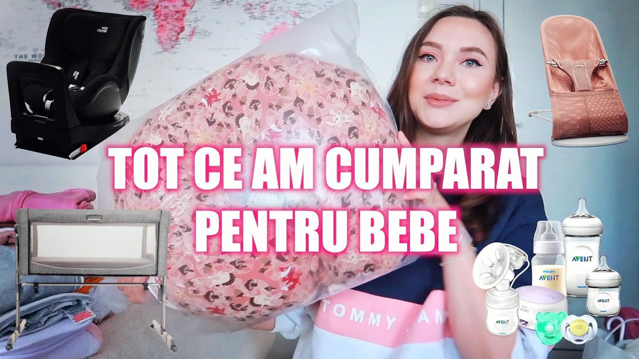 Tot ce am cumpărat pentru BEBE! Pătuț, cărucior, leagăn, hăinuțe și altele