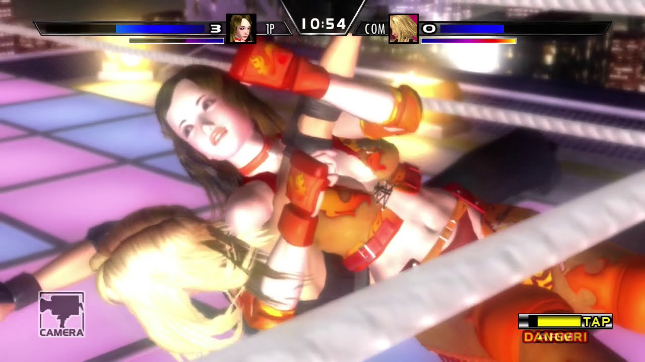 Rumble Roses XX Holly Clemets vs Dixie Clemets
