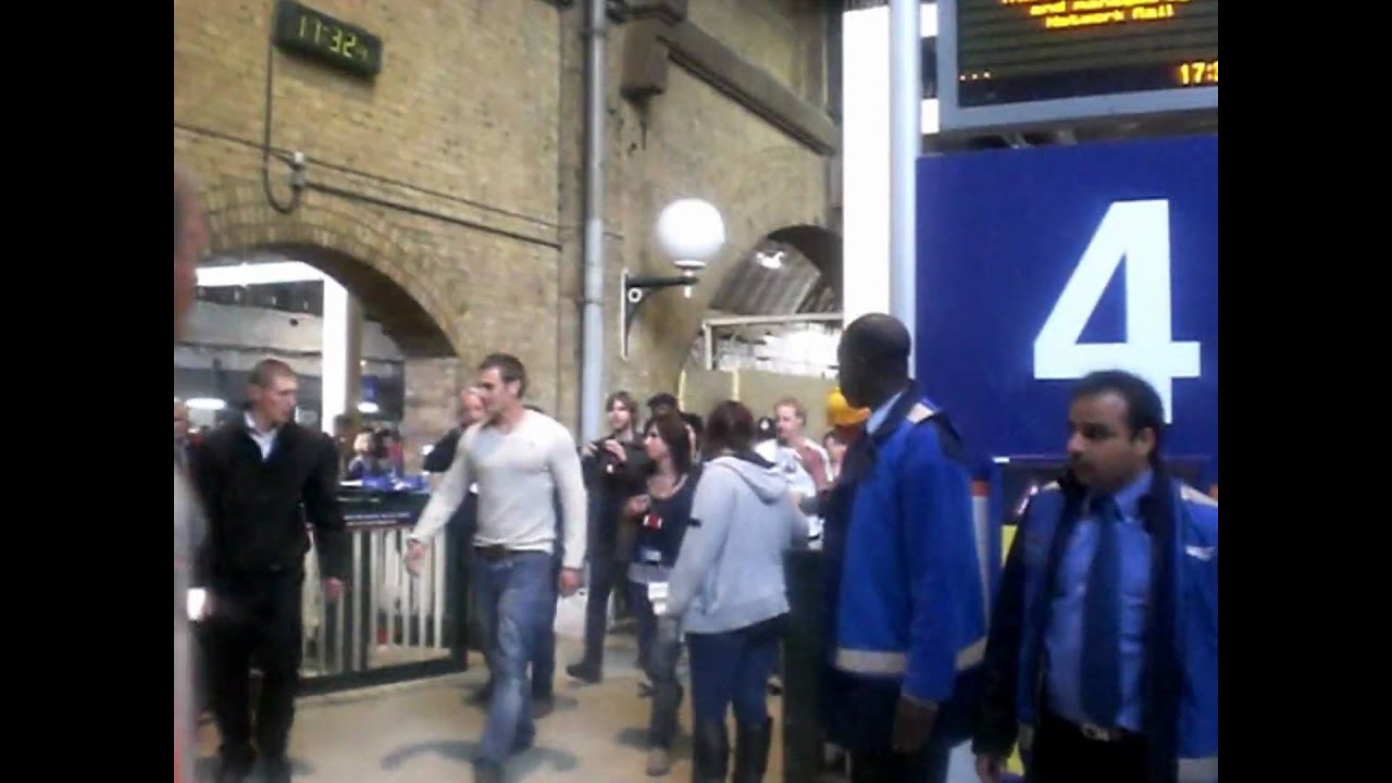 The Cast of Harry Potter at King's Cross, London - Epilogue Scene