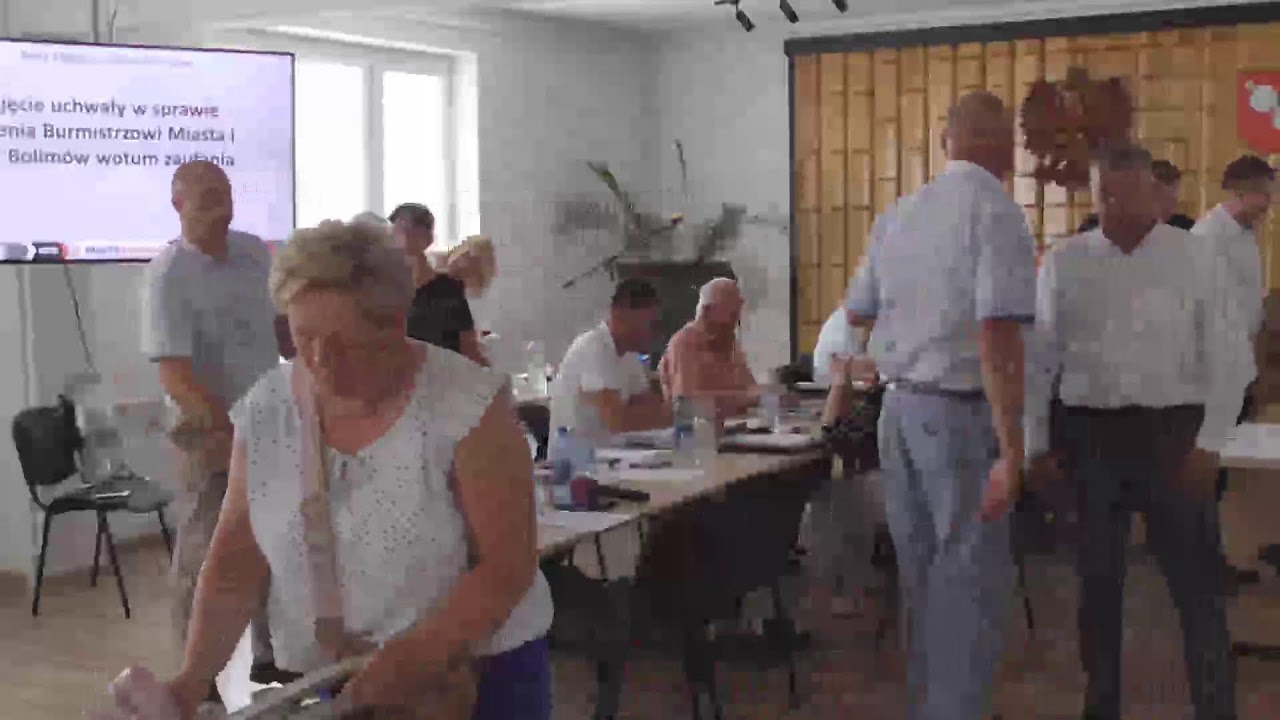 XXVII sesja Rady Miasta i Gminy Bolim&oacute;w cz. I