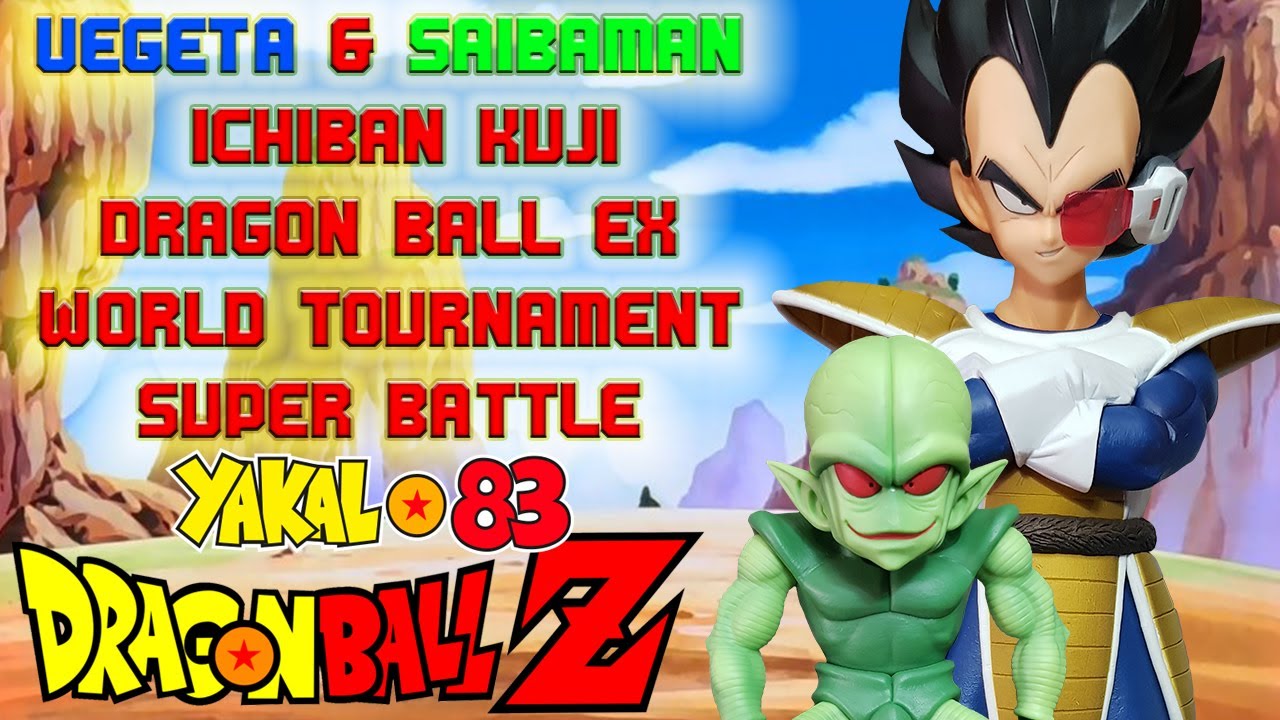 VEGETA & SAIBAMAN ICHIBAN KUJI DRAGON BALL EX WORLD TOURNAMENT SUPER BATTLE