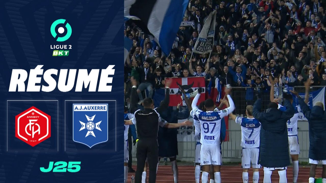 FC ANNECY - AJ AUXERRE (0 - 2) - Résumé - (FCA - AJA) / 2023-2024