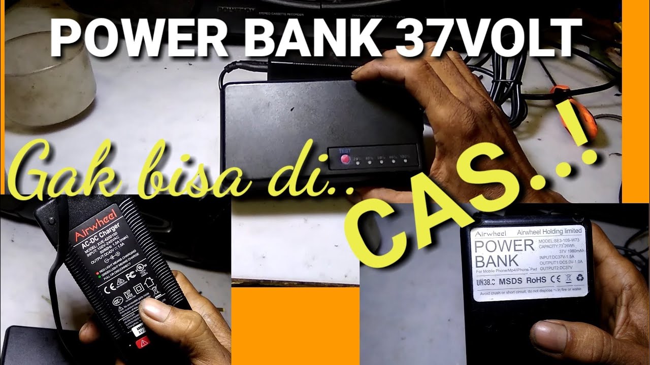 PENYEBAB POWER BANK TAK BISA DI CAS//AIRWEEL