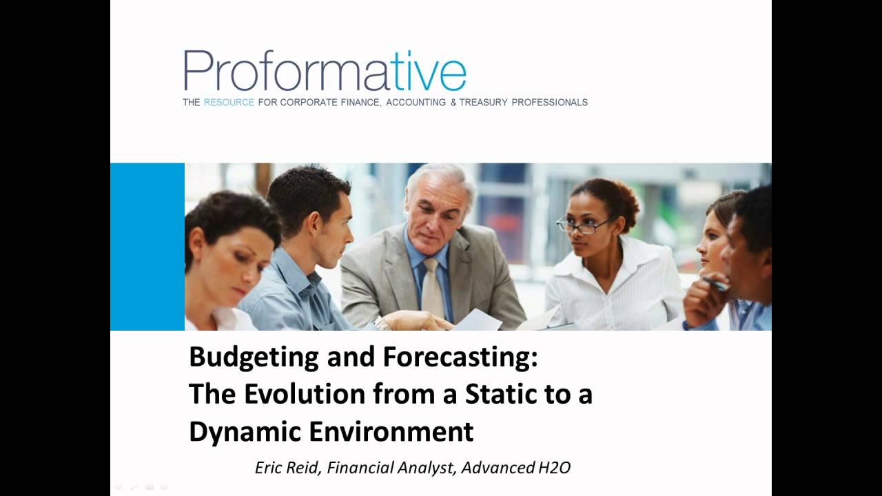 Financial Planning, Budgeting and Forecasting Webinar