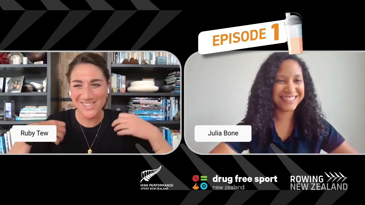Julia Bone from HPSNZ talks to DFSNZ Athlete Commission member Ruby Tew about supplements.