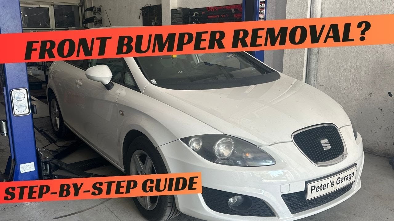 Seat Leon 1P Front Bumper removal replacement