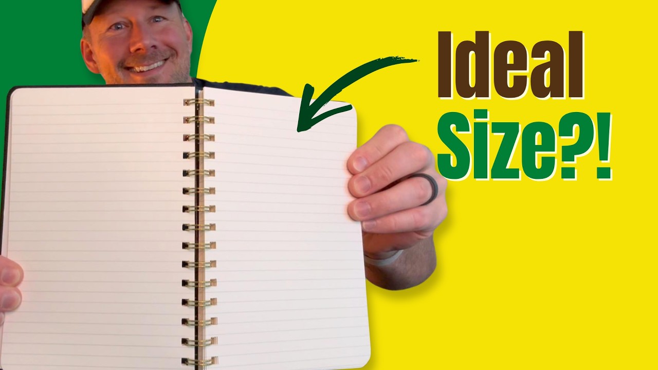 Not too big, not too small! Best Small Spiral Notebook for Note-Taking? PAPERAGE Review