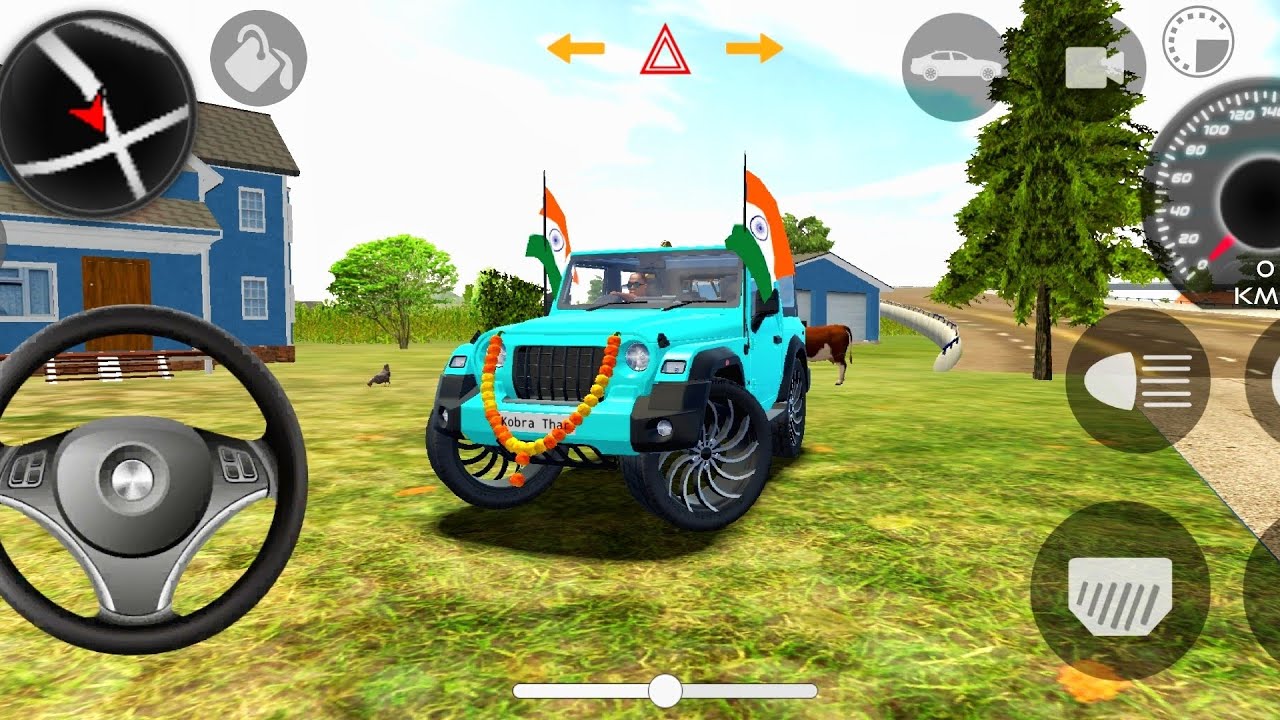 Modified Mahindra Thar😈Games:Indian Black Thar (Gadi Wala Games) Car Game Android Game - #2025