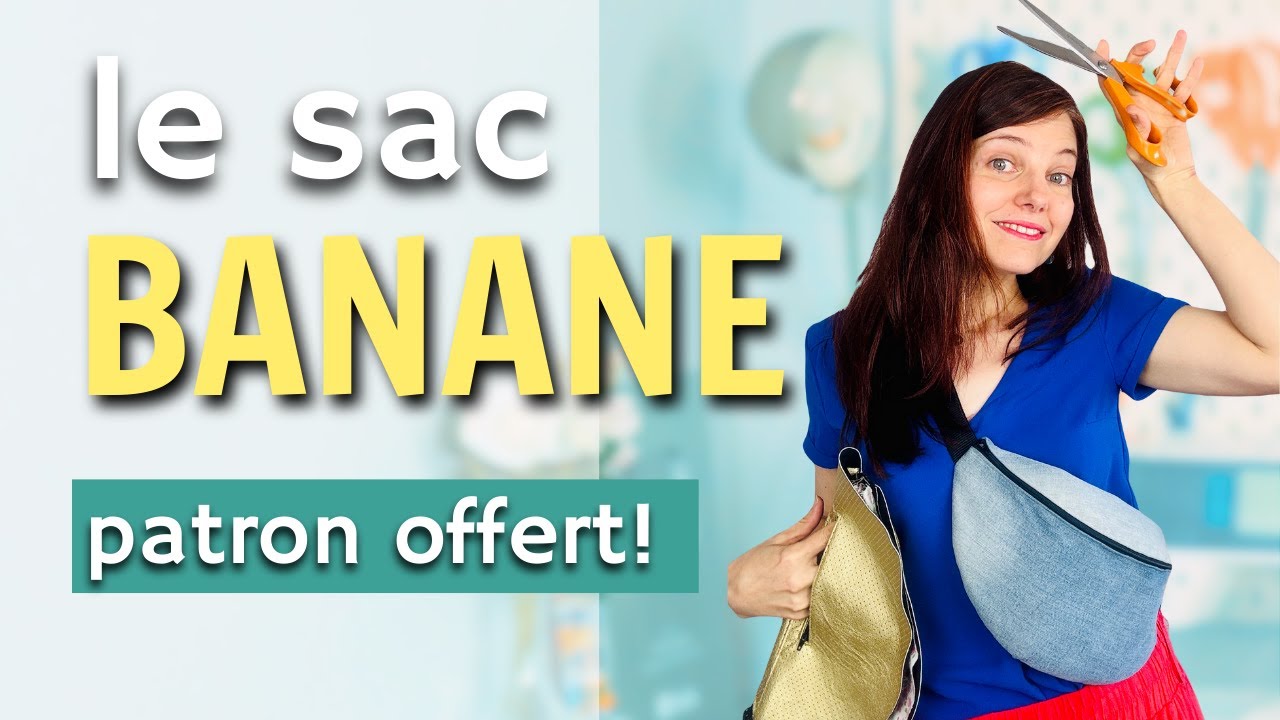COUDRE VITE UN SAC BANANE EN 4 COUTURES !! 🎁  PATRON OFFERT !! 🌈  TUTO COUTURE DÉBUTANT
