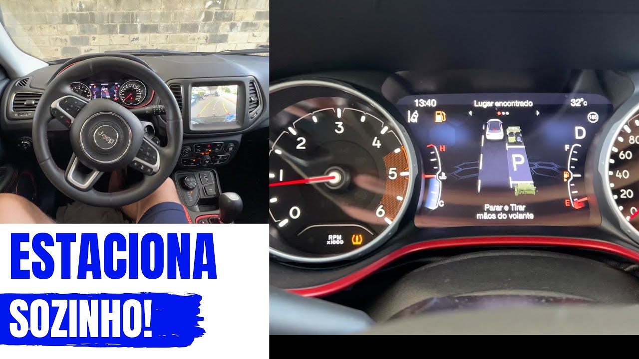 COMO FUNCIONA O PARK ASSIST DO JEEP COMPASS! MOSTRANDO TUDO NA PRÁTICA!