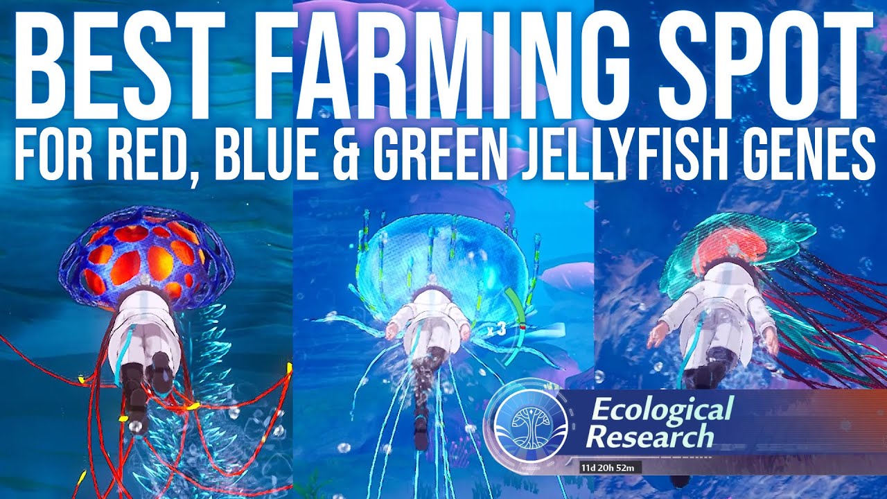 Red, Blue & Green Jellyfish Genes Farming Location (Ecological Event) - Tower of Fantasy 2.4