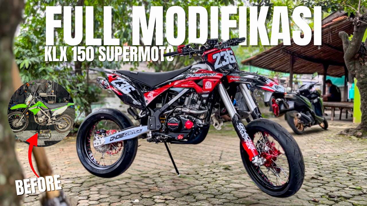 KLX 150 Paling GOKIL! Berubah Total Dari Trail ke Supermoto 🔥