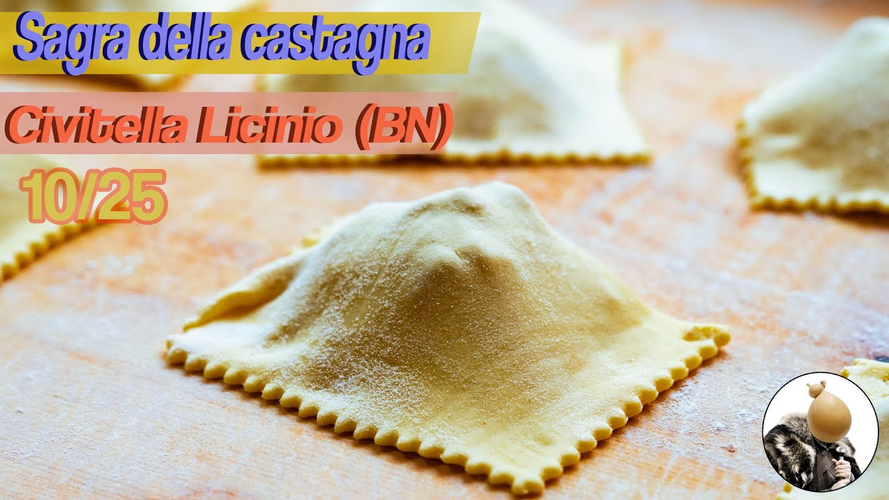 SAGRA della CASTAGNA, PANZEROTTO e CASTAGNE del PRETE a CIVITELLA LICINIO di CUSANO MUTRI (BN)