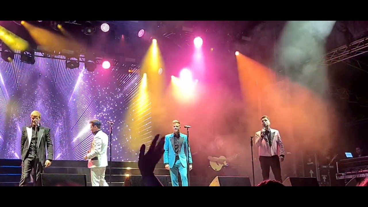 MANDY SUNG BY WESTLIFE LIVE AT THE HOPFARM PADDOCK WOOD KENT