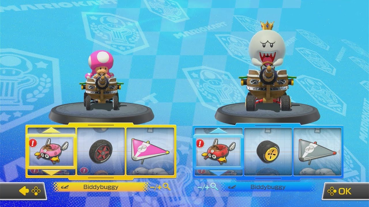 Mario Kart 8 Deluxe - Toadette vs King Boo