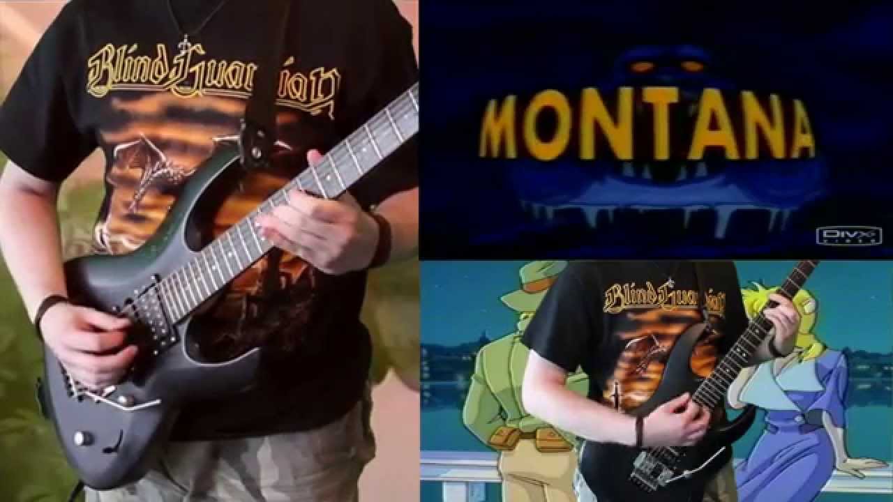 Montana Jones - Euro Opening / Intro Theme Cover on Guitar [モンタナ・ジョーンズ ギター]