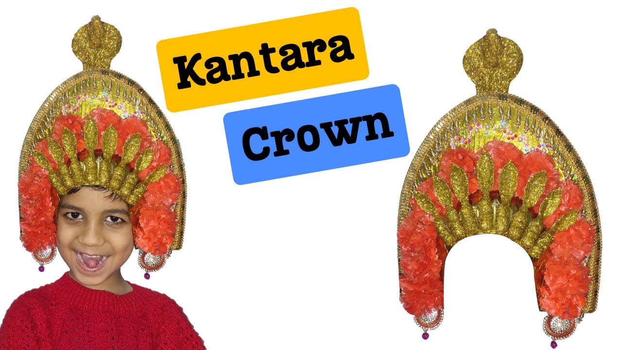 How to Make Kantara Crown | Head Gear | Mukut | Varaha Roopam