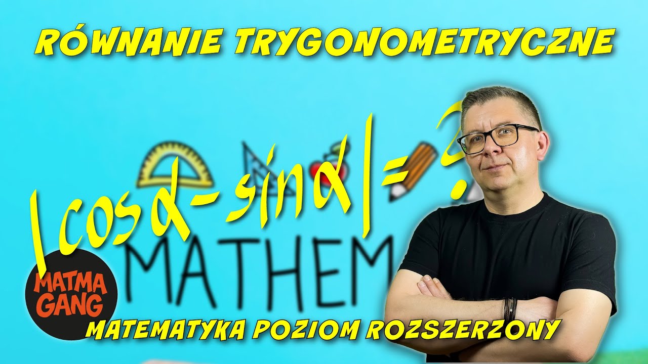 Równanie trygonometryczne, matura z matematyki poziom rozszerzony z czerwca 2012 roku.