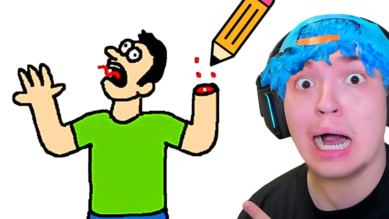 ESSE JOGO COMEÇA NORMAL E TERMINA TOTALMENTE BIZARRO… (Just Draw)