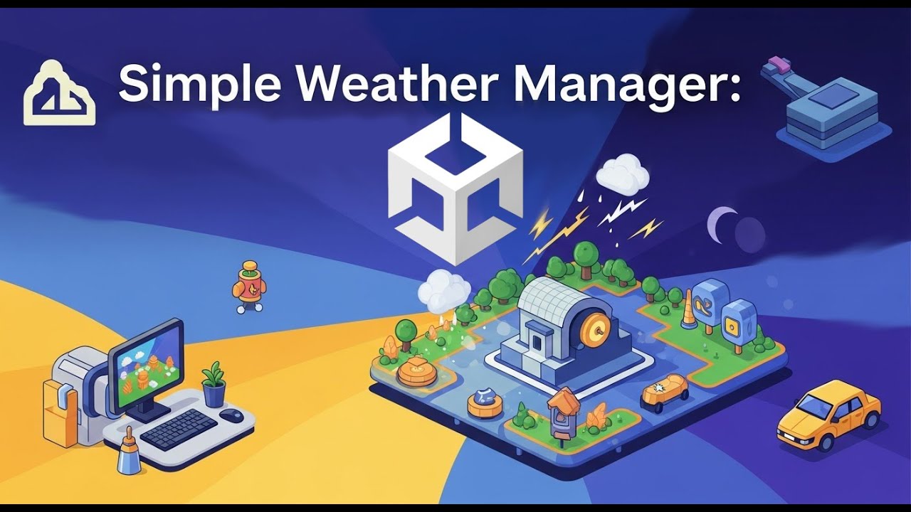 Простой WeatherManager для тестирования погодных условий в ВАШЕЙ игре Unity!