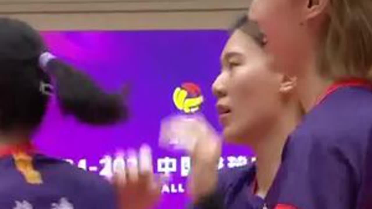 江苏女排vs天津女排精彩瞬间#排球 #排球🏐 #中国女排 #李盈莹 #龚翔宇
