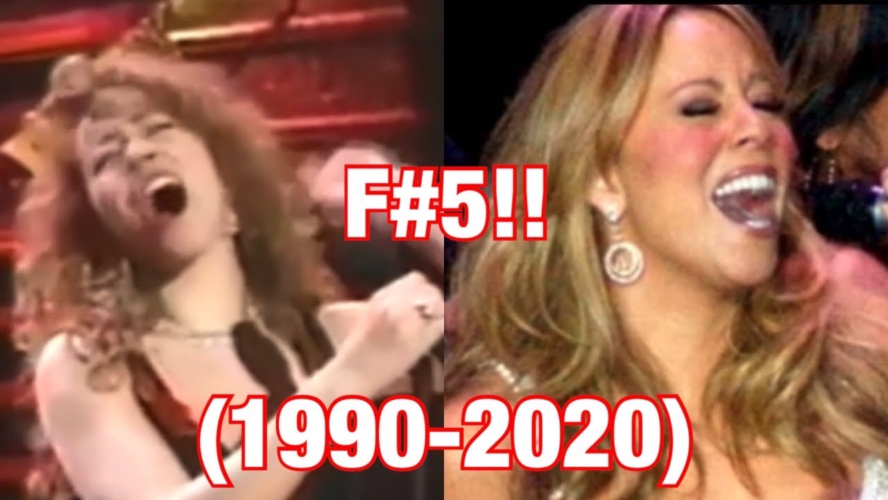 Mariah Carey F#5 Note Attempts Through the Years (1990-2020)