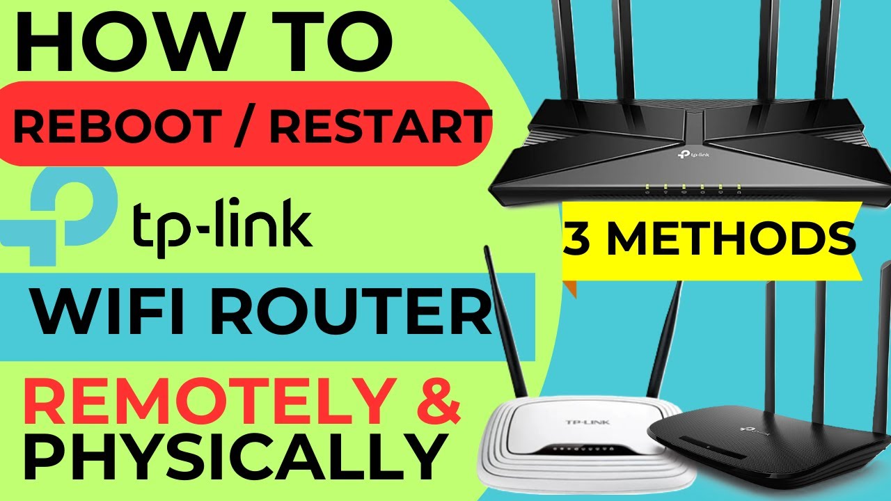 How to RestartTP-Link Router Remotely & Physically - 3Methods | Remotely Reboot TP-link WiFi Router